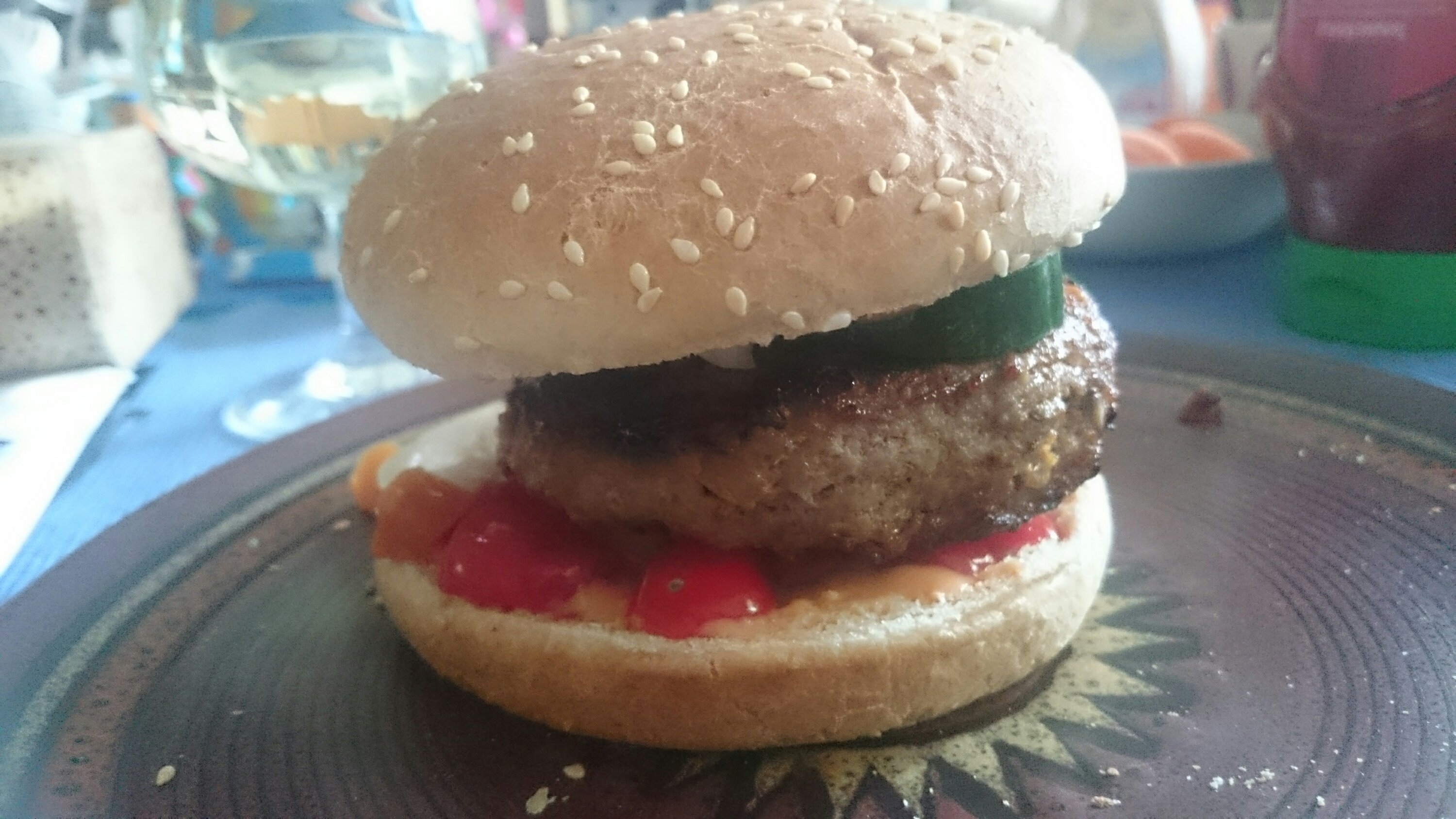Hamburger mit Chutney selbstgemacht - Bluis Kochwelt
